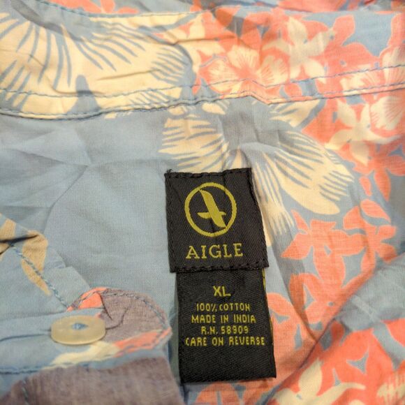 Lot of 3 Men's Hawaiian Shirts Size XL St John's Bay, Aigle, Izod Saltwater - Picture 7 of 8